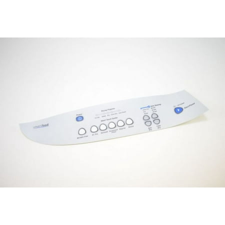 Full Overlay Panels - 395644 OVERLAY - FISHER PAYKEL CLOTHES DRYER
