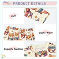 thumbnail image 4 of Dailycode Cotton Pajama Set Snug Fit Long Sleeve Top and Pants for 18M-8Y Corgi Dog Wearing Scarves, 4 of 7
