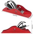 thumbnail image 2 of Woodworking Plane,one Hand Planer Carpenter Hand Plane,carpentry Tools Mini Woodworking Hand Planer, 2 of 5