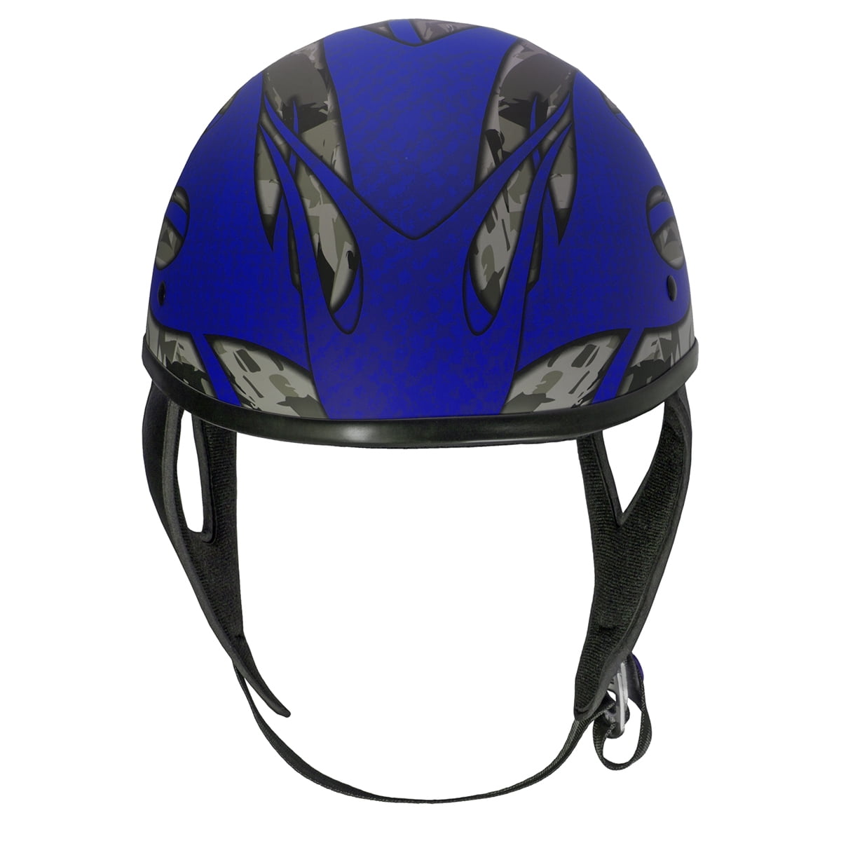Fulmer, (1)3013022, Adult Shorty Motorcycle Helmet - DOT Approved - 301 TAC - Blaze Blue, S