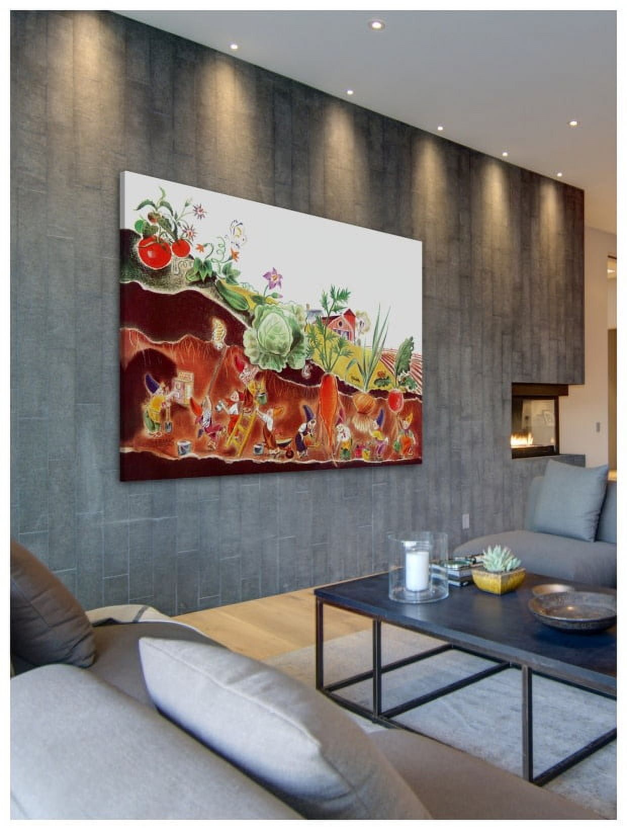 Marmont Hill "Garden" by Curtis Painting Print on Canvas