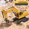 thumbnail image 3 of Control Remoto Rc Construcción Grapple Fork 8 Canales Radio Control Digger Tractor Juguetes Excavadoras De Metal Camiones Niños Adultos Niños Niñas Edad seitruly FN002217-00, 3 of 6