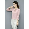 thumbnail image 4 of Women Long Sleeve Blouses Shirts Elegant Work Casual Tops, 4 of 17