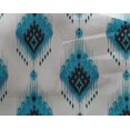 thumbnail image 5 of oneOone Georgette Viscose Iris Blue Fabric Ikat Sewing Craft Projects Fabric Prints By Yard 42 Inch Wide, 5 of 5