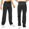 thumbnail image 2 of Pantalones de senderismo Toomett 6608 para mujer, secado rápido, UPF 50+, color negro M, 2 of 9