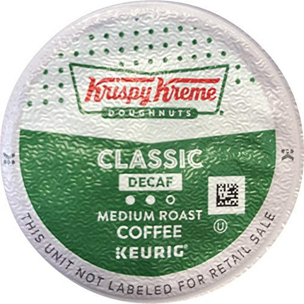 Krispy Kreme House Decaf Medium Roast Coffee K-Cups 24 COUNT (2PACKS