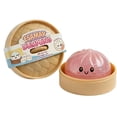 thumbnail image 2 of HZYZ 4" Squishy Dumpling Toys Giant, Galaxy Glitter Mystery Squishy Bun, Dumpling Stress Squeeze Balls with Steamer Box, Stress Relief Sensory Dumpling Squishy Toys for Everyone Anxiety Relief, Pink, 2 of 9
