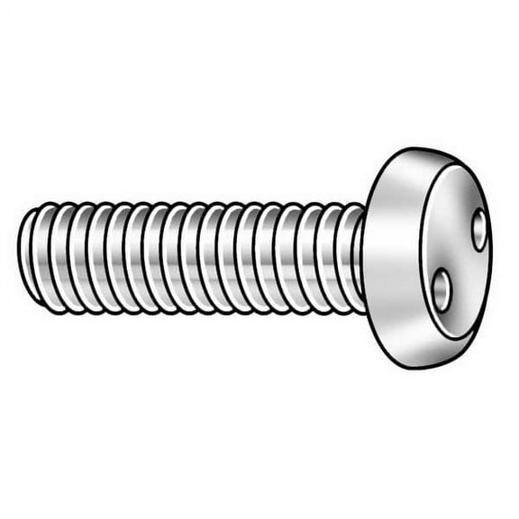 Tamper-Pruf Screws TRS,#10-32,Plain,3/4"L,25PK 121250