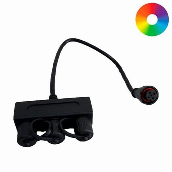 Aquascape 84062 3-Way Multi Color-Changing Splitter