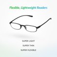 thumbnail image 4 of Select-A-Vision Flex 2 Lightweight Flexible Oval Frame Readers, Black, 3.00, 4 of 4