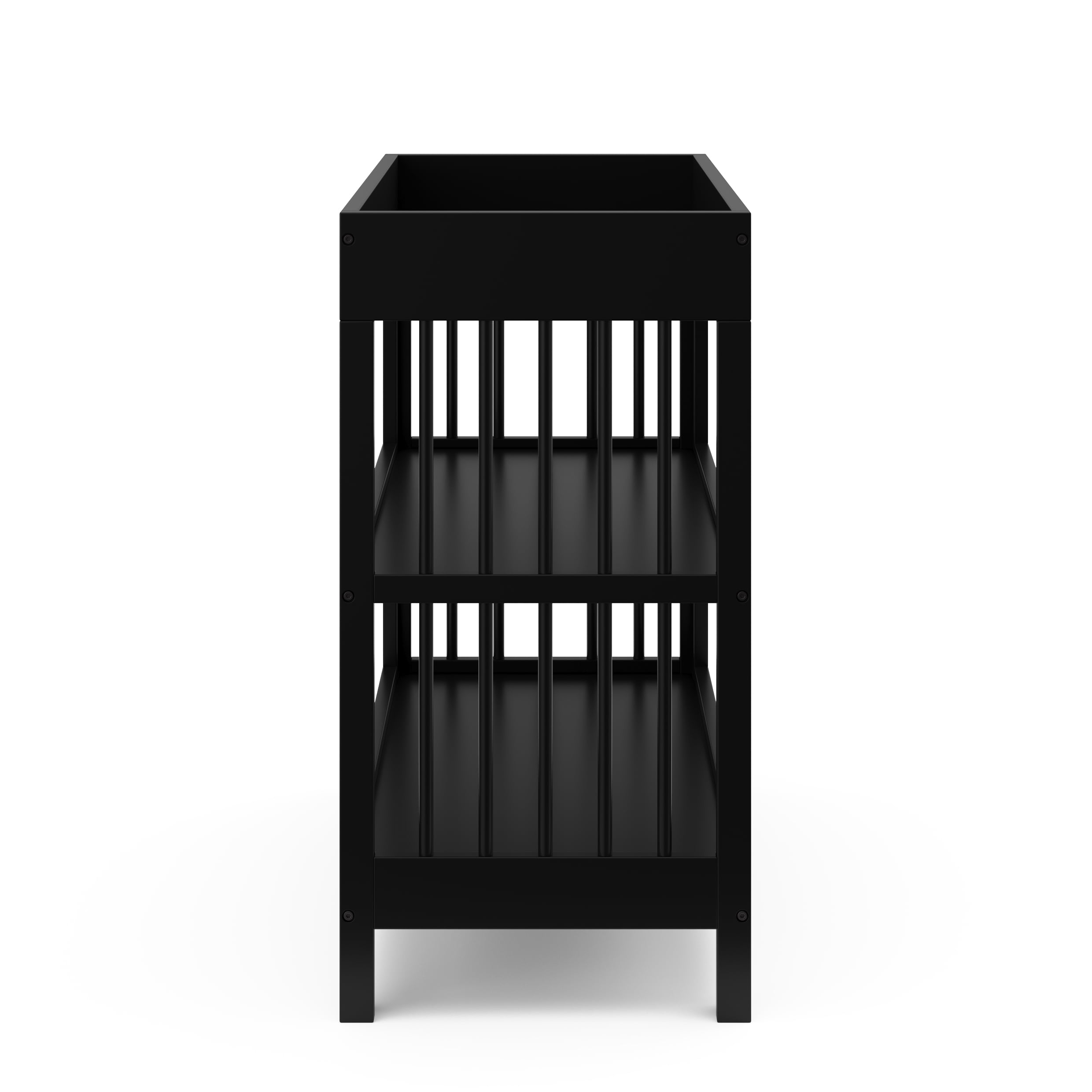 Graco Teddi Infant Wood Changing Table with Changing Pad, Black