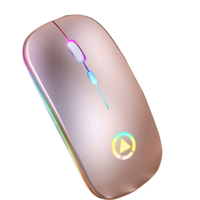 CAROOTU Rechargeable Wireless Mouse Slim Ergonomics Design Silent Office Mouse 1600DPI 2.4GHZ