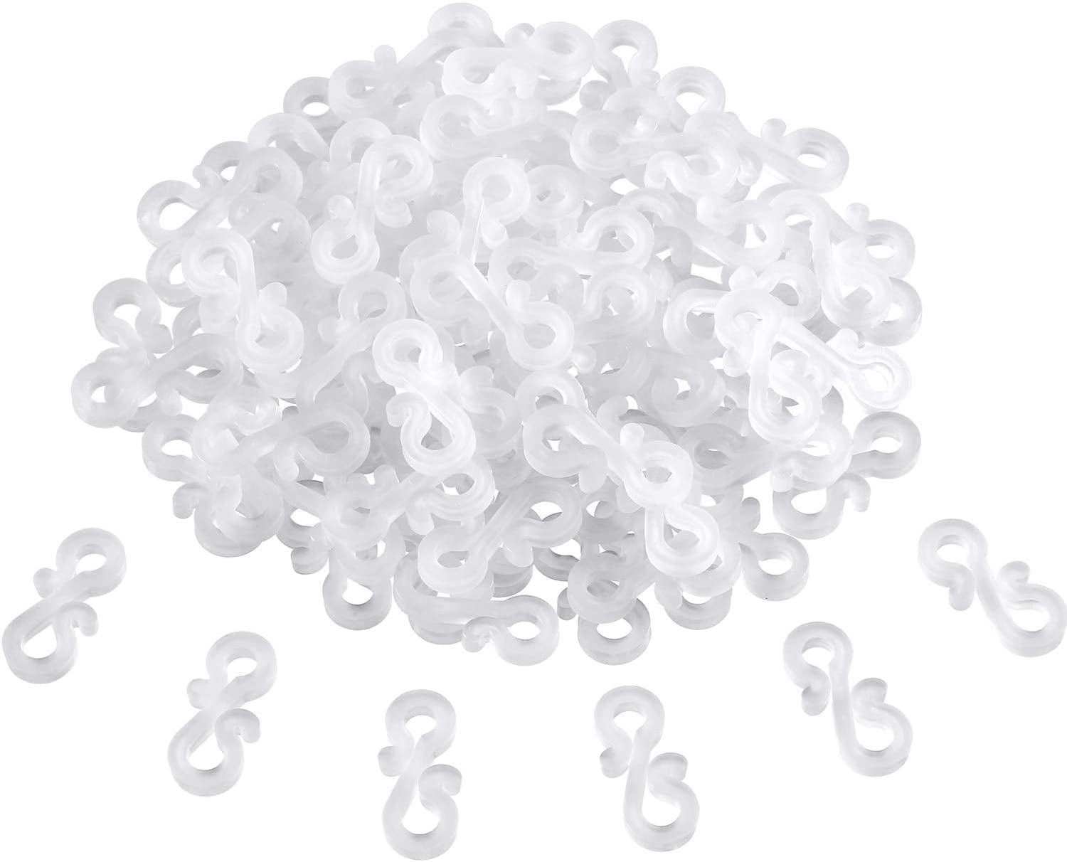 Gutter Hooks Hangers S Clips Weatherproof Plastic Clips for Christmas Holiday Outdoor Rope