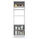 thumbnail image 2 of Mueble de Cocina Para Horno 70 cm 3 Puertas Blanco/Crema Agata Madesa, 2 of 6