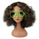 thumbnail image 5 of Mirabel Cosplay Peluca, Disfraz Vestido Cabello Con Gafas Monturas Cabello Corto Y Rizado Vestir Halloween Disfraces Peluca Cosplay Prop Para Niñas Niños Mascarada Muyoka Hogar, 5 of 7