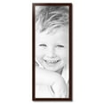 thumbnail image 2 of ArtToFrames 14" x 37" Walnut Picture Frame, 14x37 inch Brown Wood Poster Frame (WOM-4106), 2 of 8