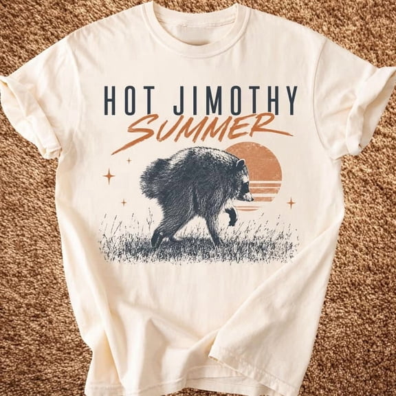 Hot Jimothy Summer Raccoon Shirt, Seattle Meme Graphic Tee
