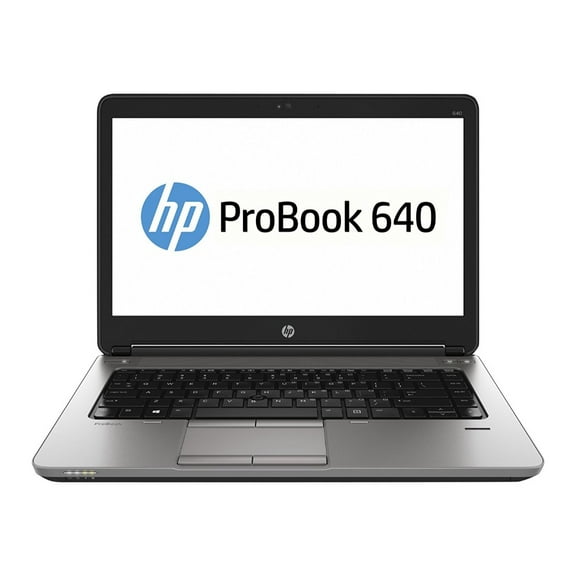 Restored HP ProBook 640 G1 14.0-in Laptop - Intel Core i5 4310M 4th Gen 2.70 GHz 8GB 256GB SSD DVD-RW Windows 10 Pro 64-Bit - Webcam (Refurbished)