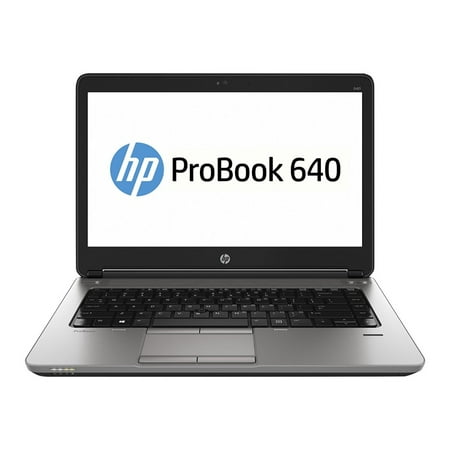 HP ProBook 640 G1 14.0-in USED Laptop - Intel Core i5 4310M 4th Gen 2.70 GHz 8GB 180GB SSD DVD-RW Windows 10 Pro 64-Bit - Webcam