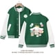 thumbnail image 4 of Sanrios Kawaii Anime Cinnamoroll lindo uniforme de béisbol de dibujos animados para niñas primavera otoño nueva chaqueta superior para niños regalo de cumpleaños, 4 of 4
