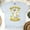 Ash, variant on Cute Summer Goose Shirt for Women, Lemon-Themed Funny Animal Graphic Tee, White, Size S