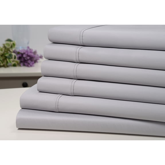 Kathy Ireland 1500 Thread Count Bamboo Cotton 6 pc Sheet Set