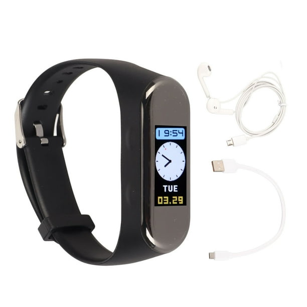 Reloj grabador de voz con IA, reducción de ruido inteligente HD, pulsera de grabación de voz digital activada por voz, 16 GB