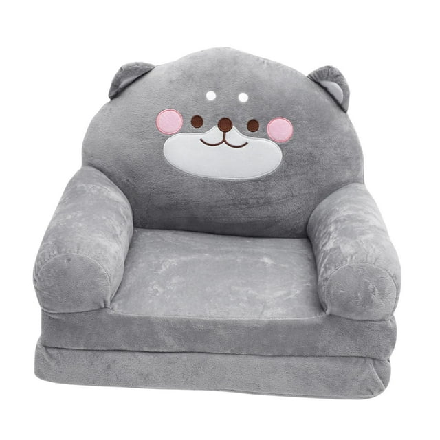 GUOOL Kids Couch Fold Out 2 in 1 Cute Comfortable Washable Mini Sofa Toddler Chair