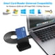 thumbnail image 1 of Kuymtek Lector de tarjetas inteligentes USB SCR816 ID IC CAC Lector de tarjetas SIM para Windows Max OS Linux, 1 of 8