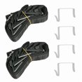 thumbnail image 2 of STARLIGHT- 16 Hooks Baseball Cap Hat Closet Rack Wall Door Hanger Holder Storage Organizer, 2 of 5