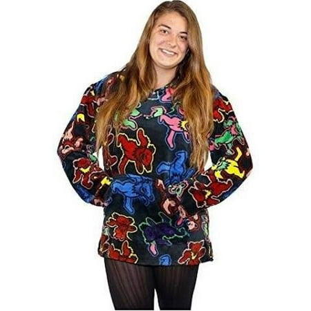 - Ramatex Grateful Dead Dancing Bears Jumble Coral Fleece Baja