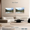 thumbnail image 4 of Elephant Stock Rocky Mountains River Wall Art - Horizontal Canvas Wall Art - Living Room Wall Decor - Nature Canvas - Green And White Decor - 51" x 34", 4 of 8