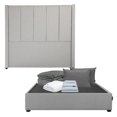 thumbnail image 1 of Box Base Cama Matrimonial + Cabecera Nizza Dicasa Gris Medio + Almohada 2Pack + Protector Cloud + Sábanas Softy + Edredón Homy, 1 of 8
