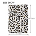 thumbnail image 3 of Pofeuu Heart Leopard Print Travel Document Organizer Passport Holder Men Women for Family (6.5 in x 4.5 in),Wallet Holder Credit Card Clutch Bag Case, 3 of 5