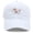 White, variant on Vintage Washed Baseball Cap, Hand Embroidered Flower Design Trucker Style Hat, Adjustable Sun Hat for Women Men, Casual Outdoor Unisex Cap for Daily Wear - Blackish Green