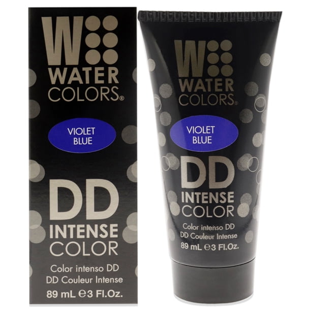 Acuarelas DD Intense Color - Violet Blue de Tressa para unisex - Tinte para cabello de 3 oz Tressa Color de pelo 3 oz