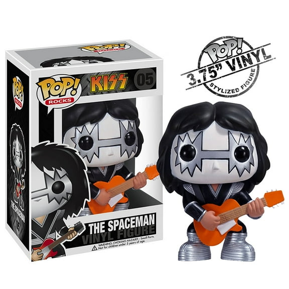 Rare KISS Collectible 2011 Funko Pop Rocks Ace Frehley Figure #05-Stacks Display