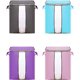 thumbnail image 4 of Bolsa organizadora de almacenamiento de ropa de gran capacidad, 3 paquetes, con asa reforzada, tela gruesa para edredones, mantas, ropa de cama, plegable con cremallera resistente, antipolvo, ventana, 4 of 7