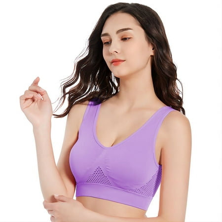 

Sport Bra for Women - Workout Yoga Running Breathable Bras Sexy Mesh Design