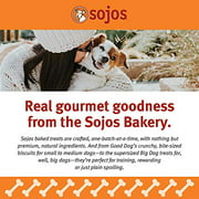 Angle View: Sojos Big Dog Crunchy Natural Large Dog Treats, 12-Ounce Bag