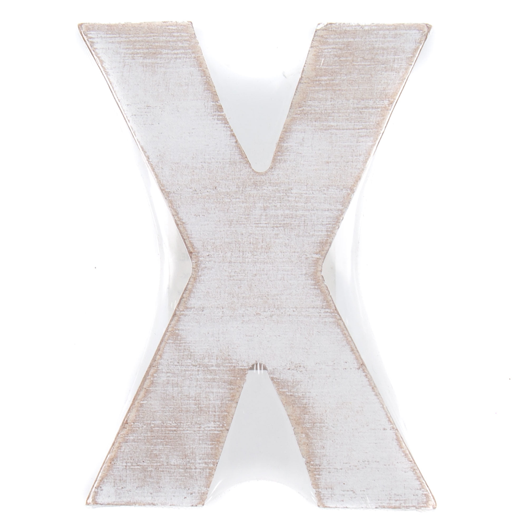 On the Surface Rustic Letter X, 1 Each