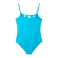 thumbnail image 6 of Shadoumai Girls Swimsuit Size 7 Cutout Girls' Bikini Sets Adjustable Strap Tankini Two Pieces Girls Bathing Suit Ruched Color Block Girls' Swimwear with Print Shorts, 6 of 7