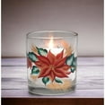 thumbnail image 2 of Poinsettia Glass Votive Candle Holders Vintage 3x3.5, 2 of 3