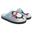 thumbnail image 2 of Psesaysky Print Slippers with Penguins House Slippers with Anti-Slip Rubber Sole Children Indoor and Outdoor Cozy House Slippers, 2 of 7