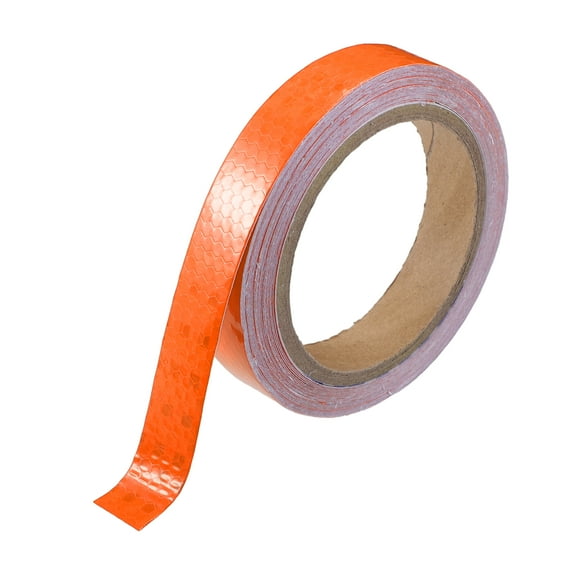 Unique Bargains Reflective Tape Automobiles Motorcycles High Brightness Reflective Sheet 2cmx8m Orange