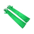 thumbnail image 1 of relayinert 1 Pair Cloth Glove Replacement Solid Color Washable Cosplay Girls Gloves Green, 1 of 5