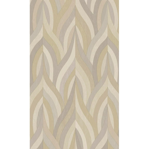 Neutral Interlacing Lines Geometric Wallpaper