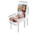 thumbnail image 3 of Fundas de tela para sillas, decoraciones navideñas, fundas elásticas para sillas de comedor, fundas lavables para sillas de cocina, decoración navideña, fundas para sillas para fiestas, decoraciones d, 3 of 6