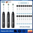 thumbnail image 2 of Cepillo de dientes eléctrico sónico Oral B Limpia los dientes Blanquea los dientes Cepillo de dientes para adultos Funciona con pilas con cabezales de repuesto adicionales, 2 of 5