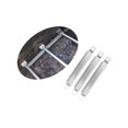 thumbnail image 4 of 3 Pcs Tubes de Remplacement Réglables pour Barbecue en Acier Inoxydable Kit de Remplacement pour Barbecue à Gaz Blanc, 4 of 10